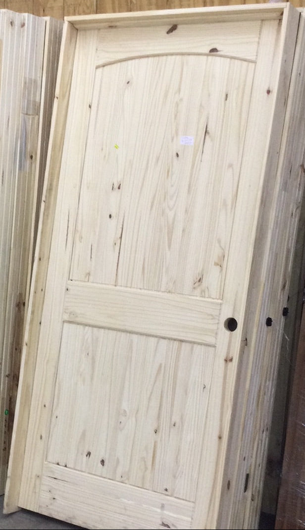 36" Solid Pine Interior Door Left-Hand Inswing
