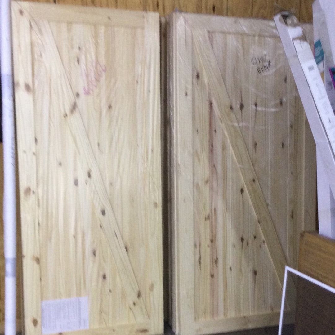 Solid Pine Sliding Door 36” x 84”