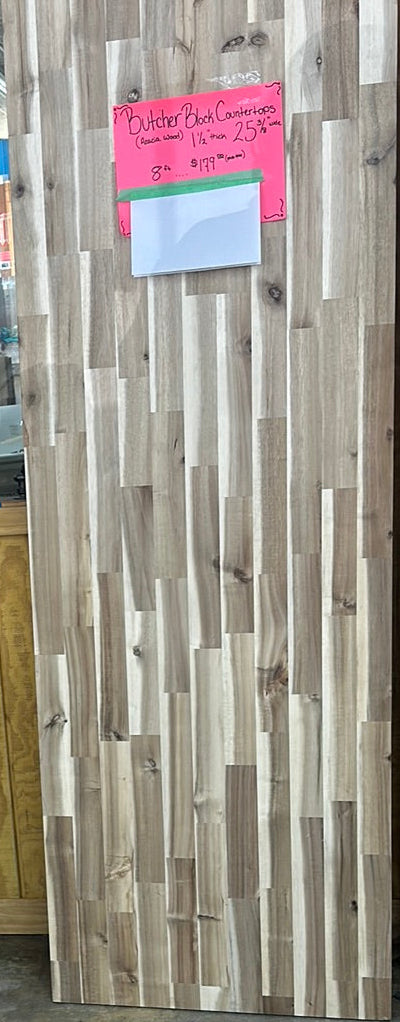 8ft Acacia Butcher Block