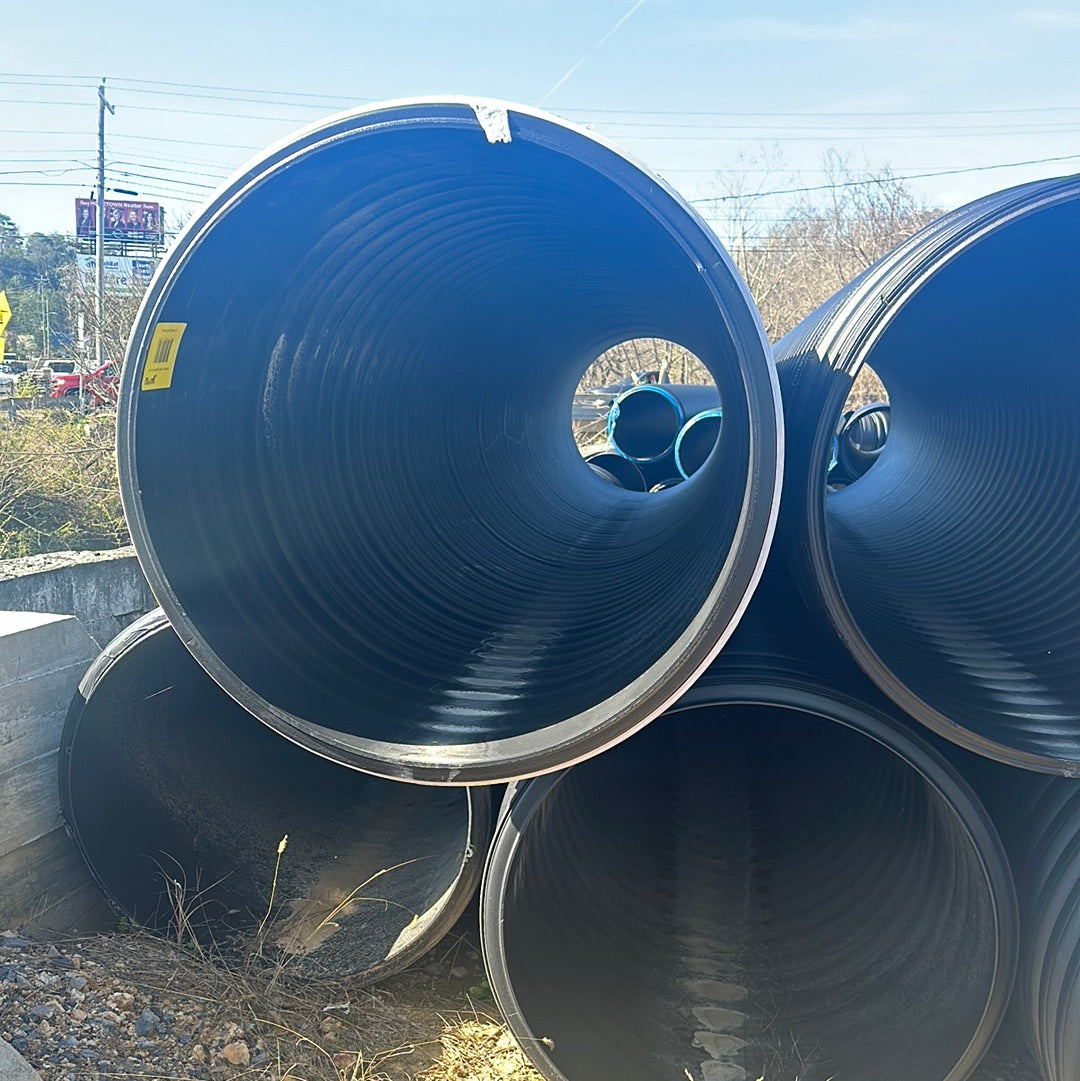Large drainage pipes