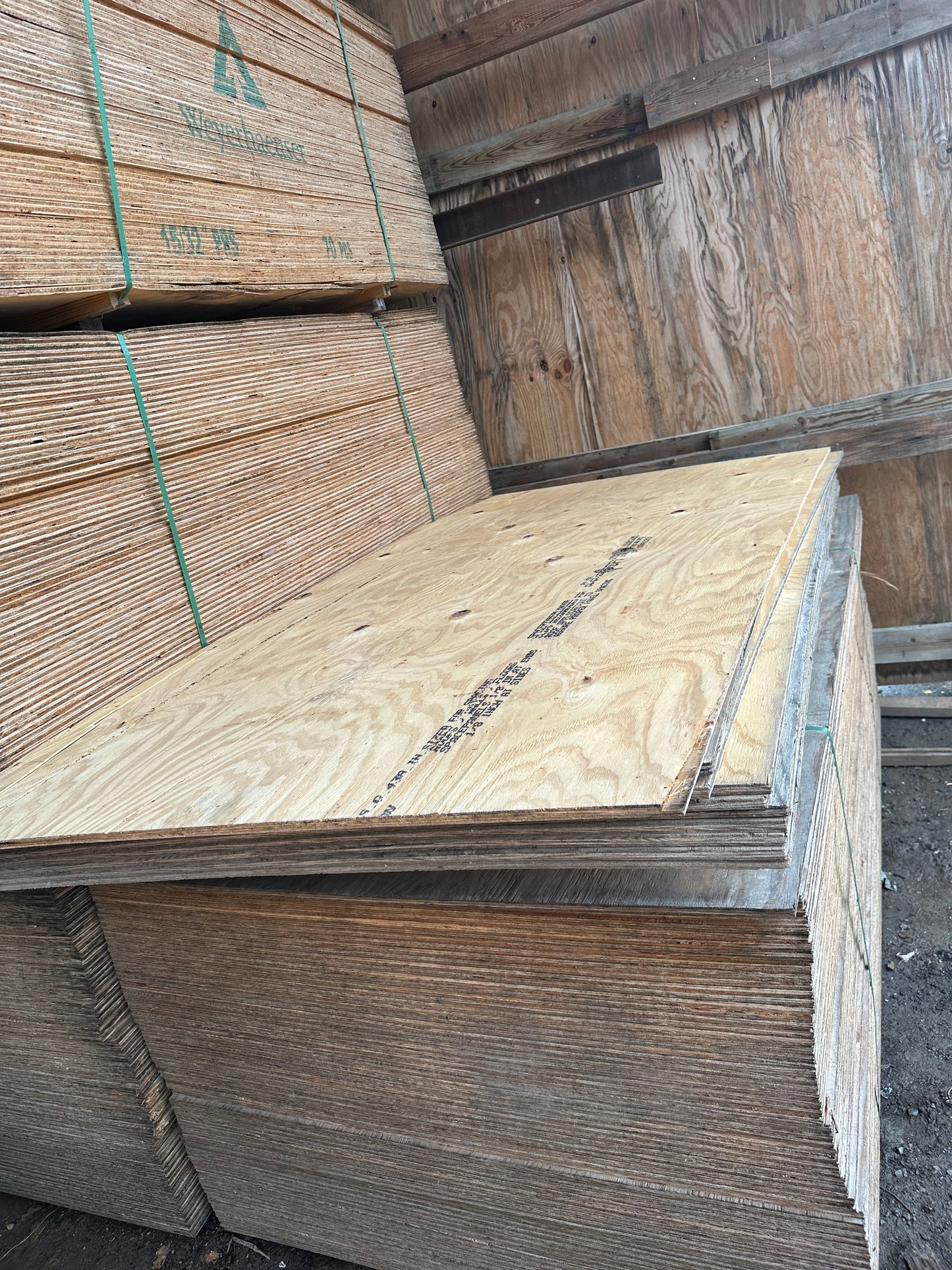 1/2” Plywood 4x8 sheets