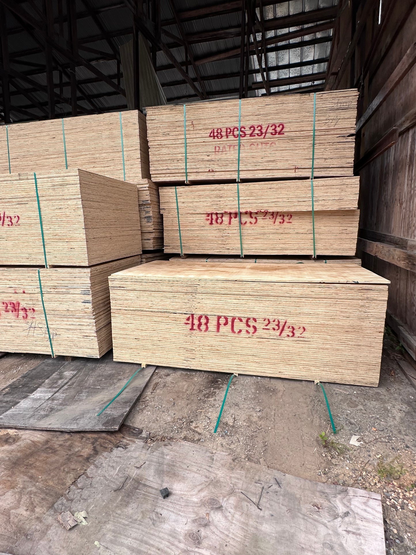 3/4” Plywood. 4x8 sheets.