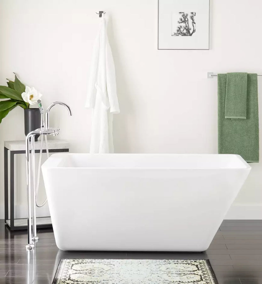 55" Jaidyn Acrylic Tub