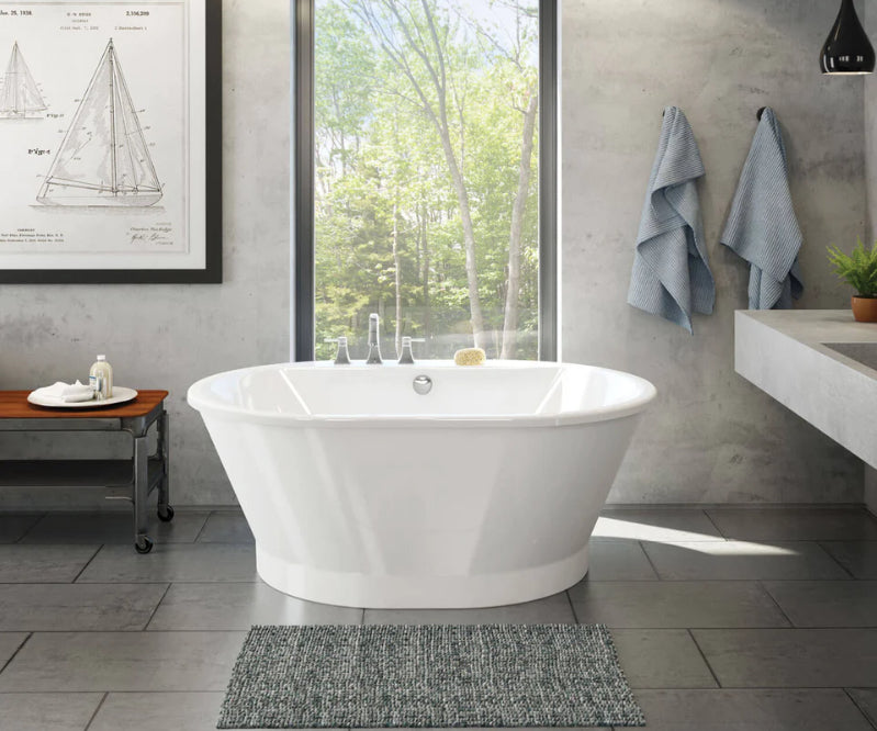 Brioso 6042 AcrylX Center Drain Tub 60" x 42" x 23"