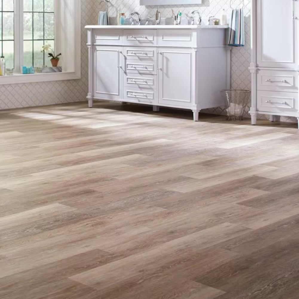 Allure Vinyl Grip Strip - Khaki Oak Room Scene