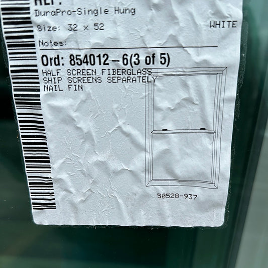 Lindsay Window Clear View 32" x 52"