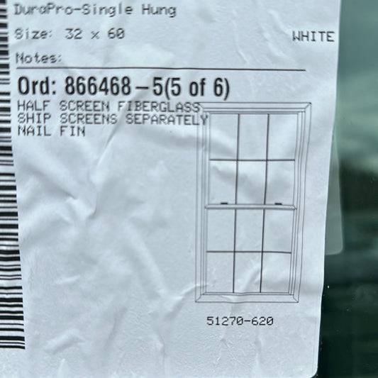 Lindsay Window GBG 32" x 60"