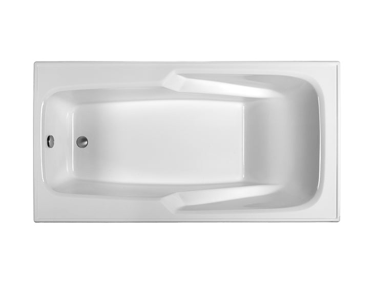 MTI Basics Collection 71" x 36" x 19" Acrylic Tub