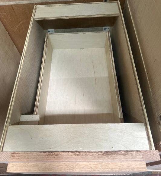 Solid Oak Cabinets Unfinished Base 15"
