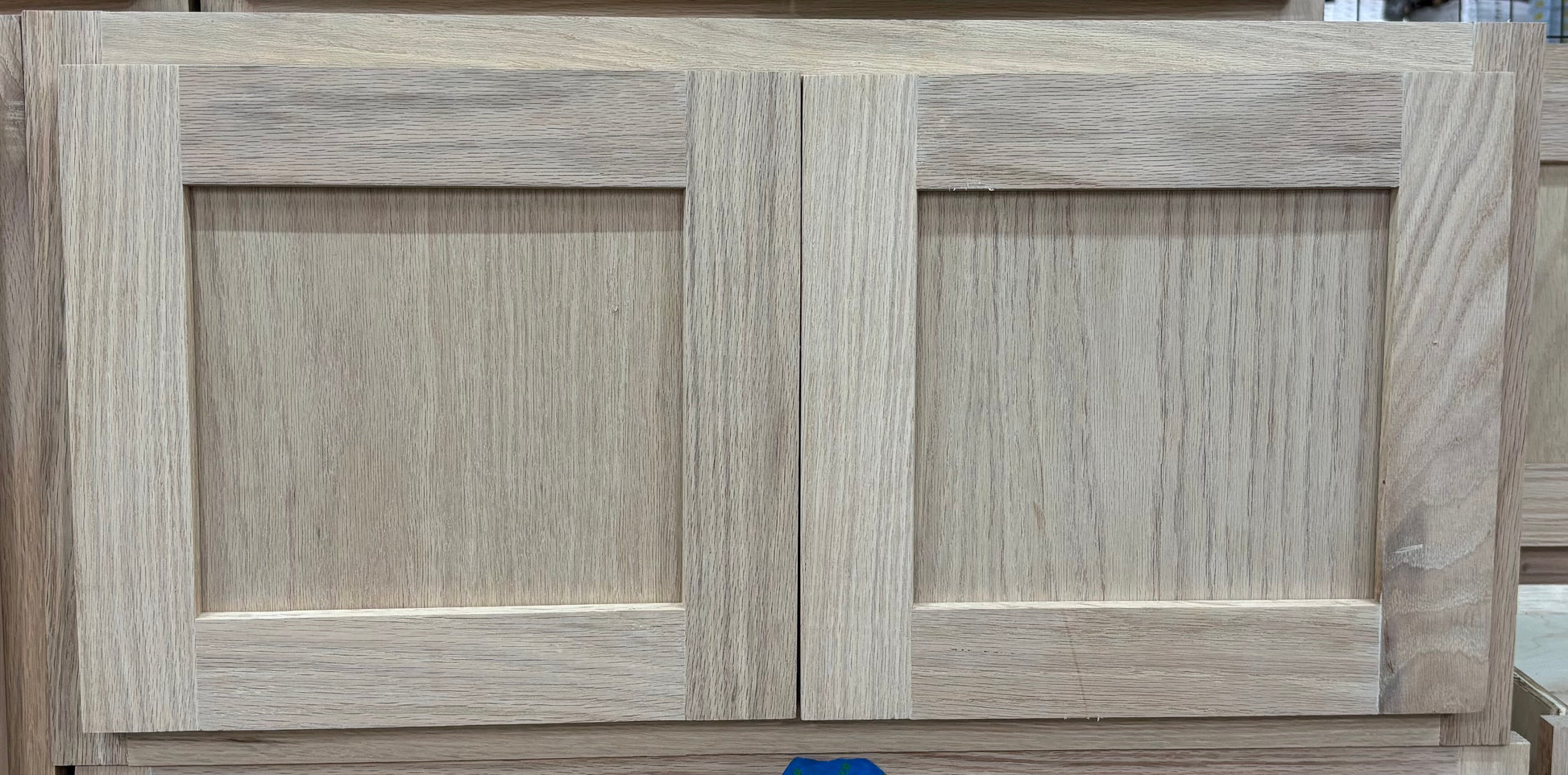 Solid Oak Cabinets Unfinished Wall Range 30" Short
