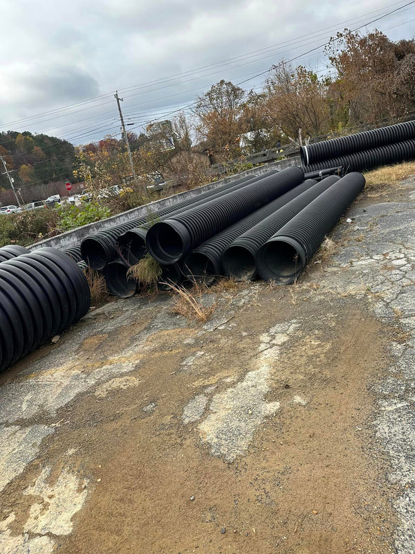 Culvert Pipe Black Double Wall  36'' x20'
