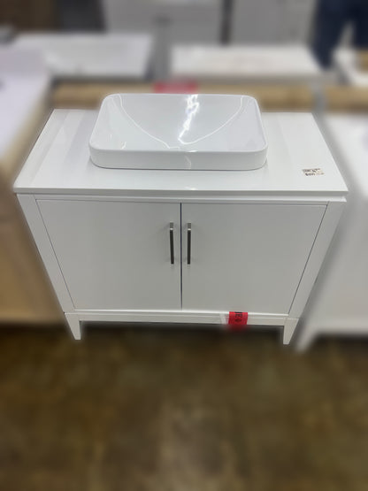 36" White Allen and Roth Vanity