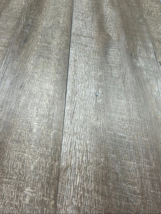 Planks of wood grain vinyl