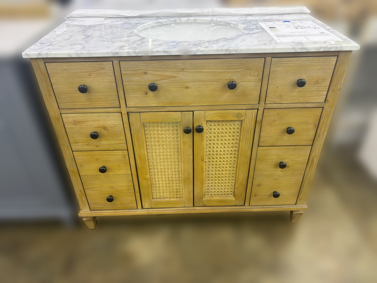 42" Annie Vanity with Marble Top