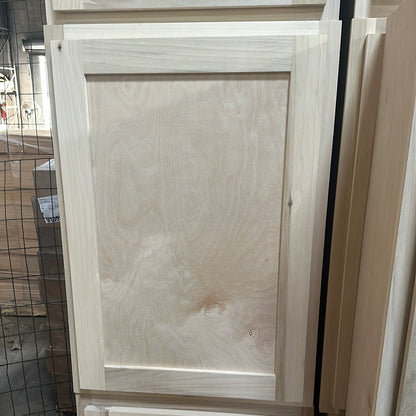 Solid Poplar Cabinet Unfinished Wall 21"