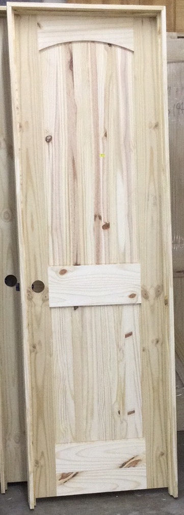 24" Solid Pine Interior Door Right-Hand Inswing
