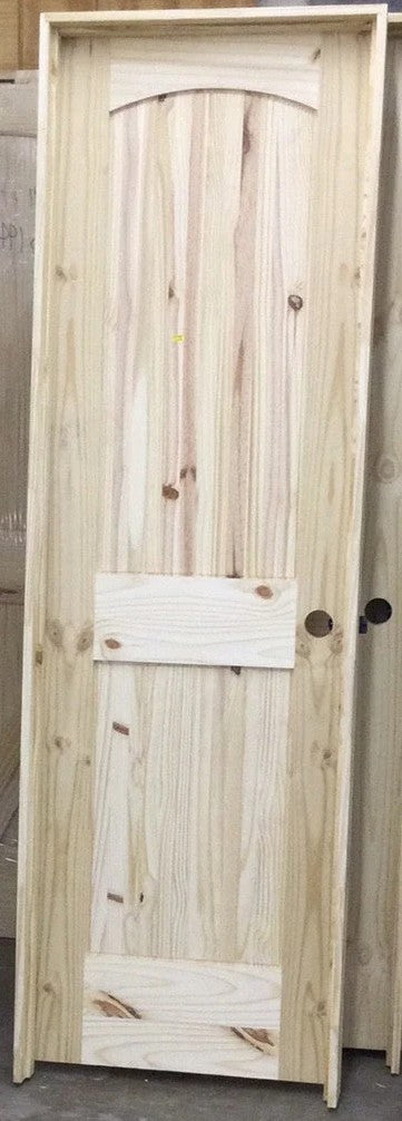 28" Solid Pine Interior Door Left-Hand Inswing