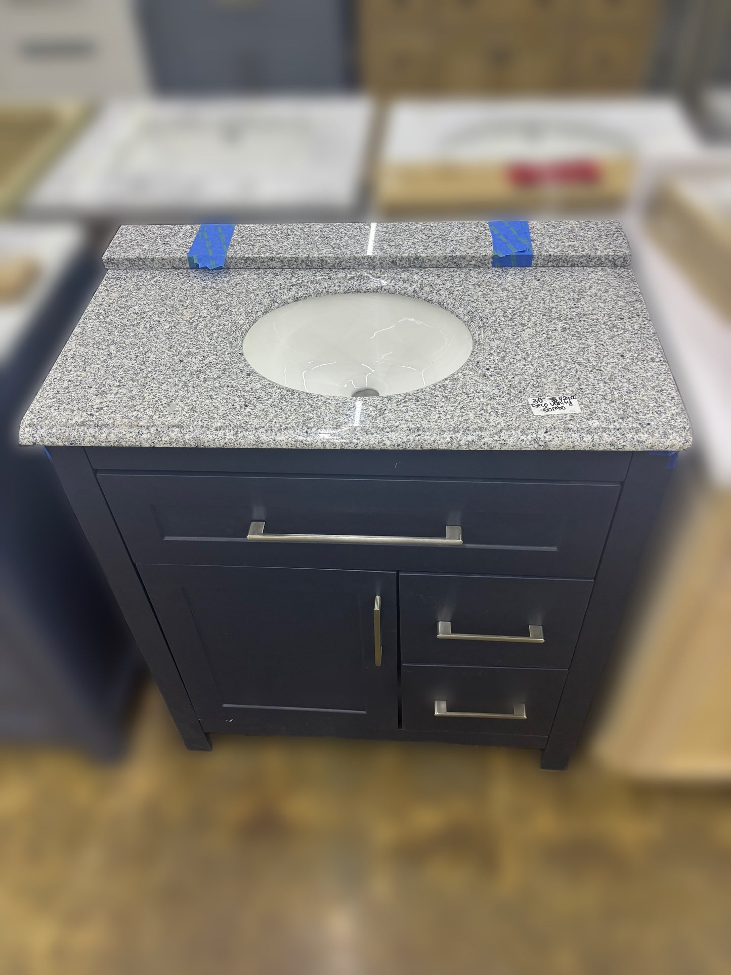 30" Deco Vanity Combo