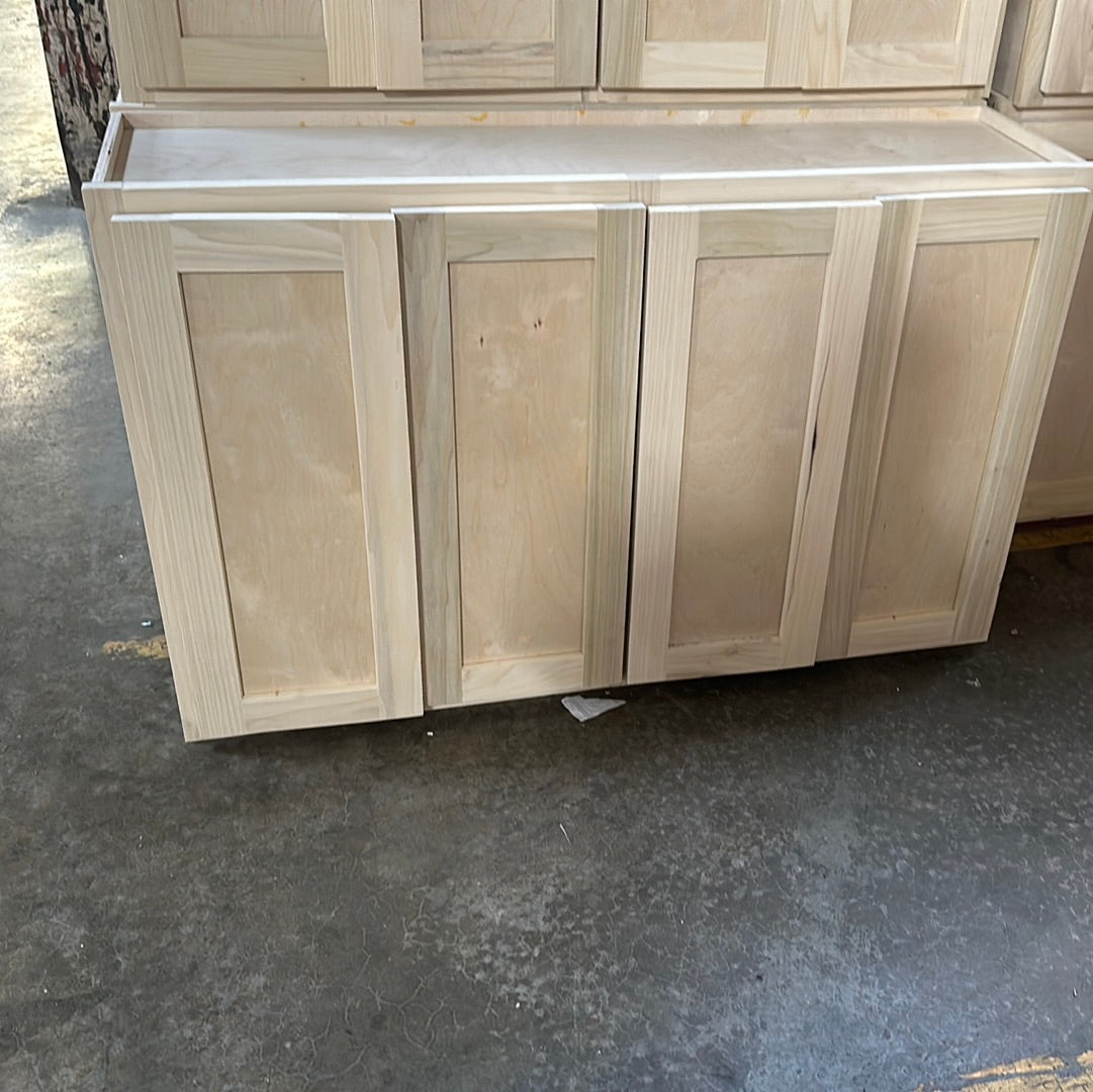 Solid Poplar Cabinet Unfinished Wall 48"