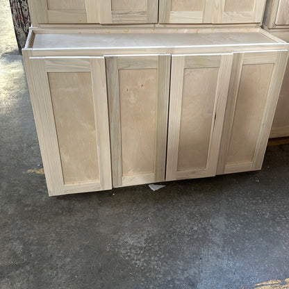 Solid Poplar Cabinet Unfinished Wall 48"