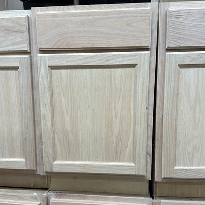 Solid Oak Cabinets Unfinished Base 21"