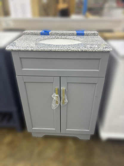 24" Deco Vanity Combo