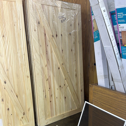42” Solid Pine Barn Door