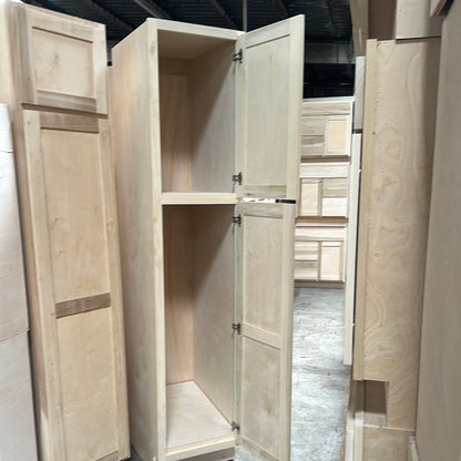 Solid Poplar Cabinet Unfinished Pantry 18"