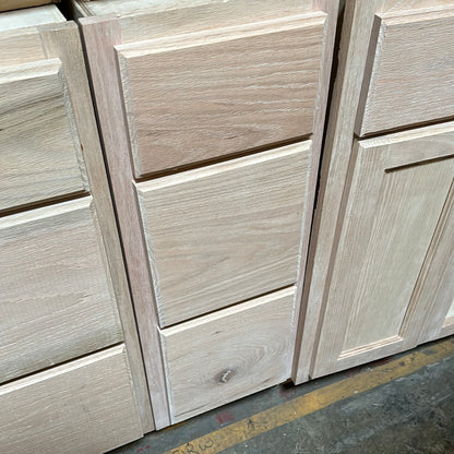 Solid Oak Cabinets Unfinished Base Drawer 15"x24''