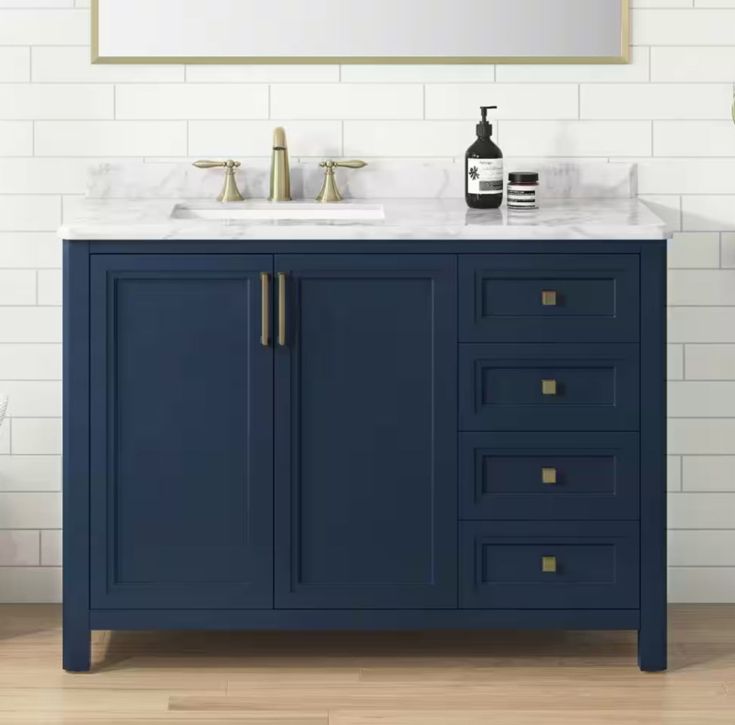 Sandon 48 in. Single Sink Blue Vanity