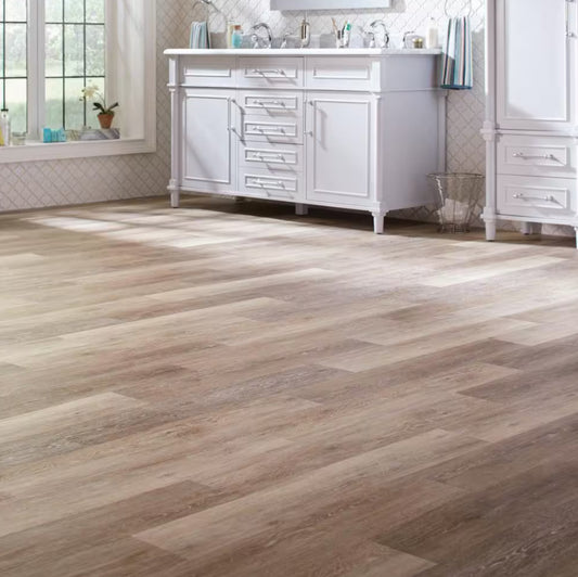 Allure Vinyl Grip Strip - Khaki Oak Room Scene