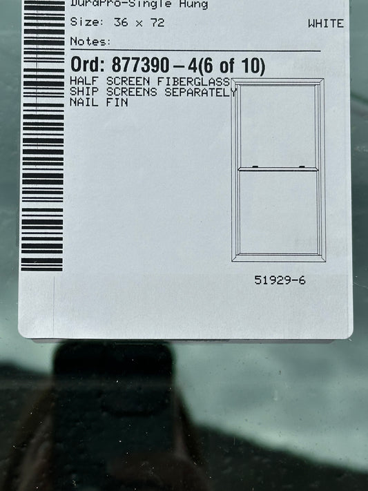 Lindsay Window Clear View 36" x 72"