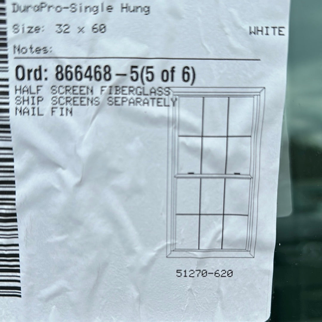 Lindsay Window GBG 32" x 60"