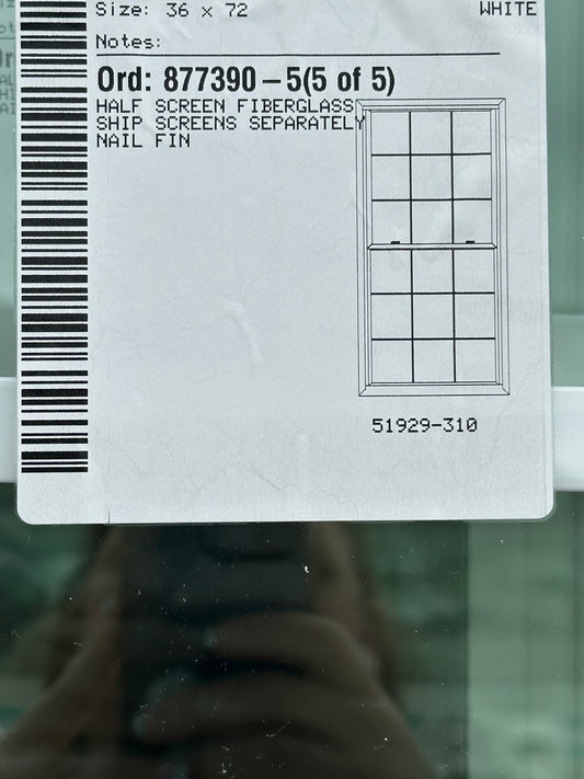 Lindsay Window GBG 36" x 72"