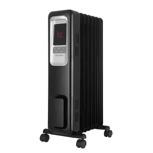 Pelonis Electric Oil-Filled Radiant Portable Space Heater - 1500-Watt