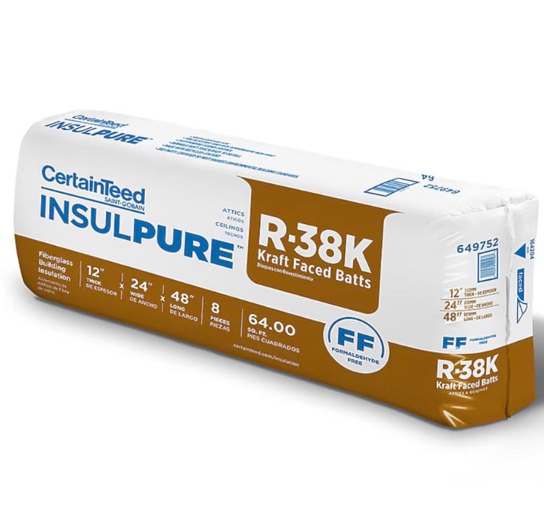 R-38K Kraft-Faced Batts