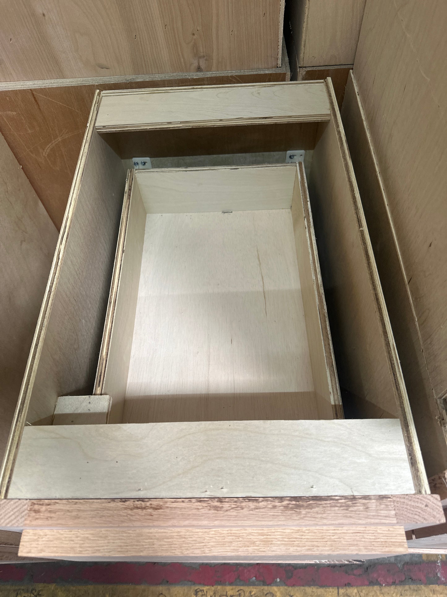 Solid Oak Cabinets Unfinished Base 15"