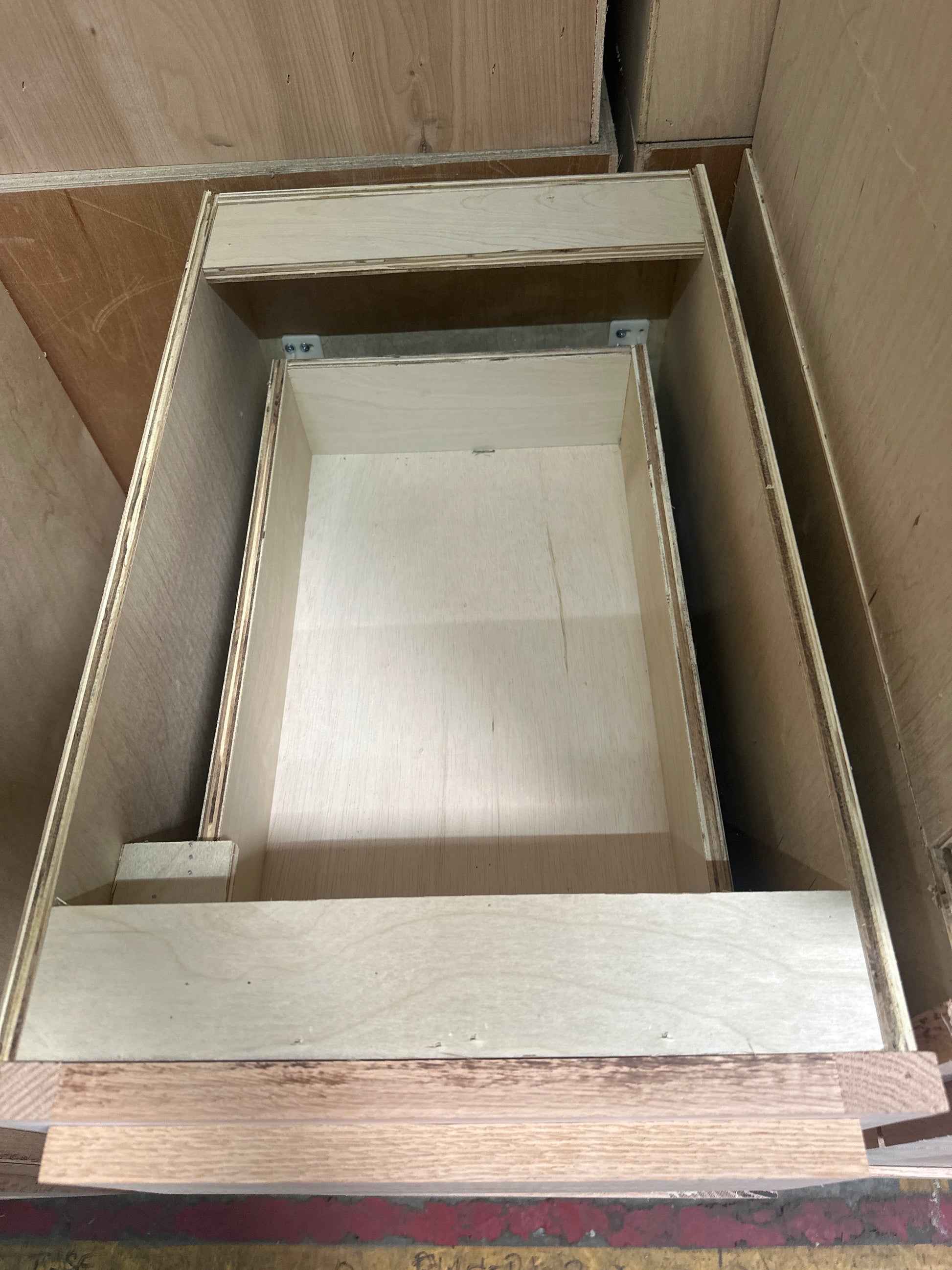 Solid Oak Cabinets Unfinished Base 15"