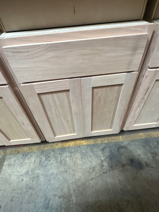 Solid Oak Cabinets Unfinished Base 21"
