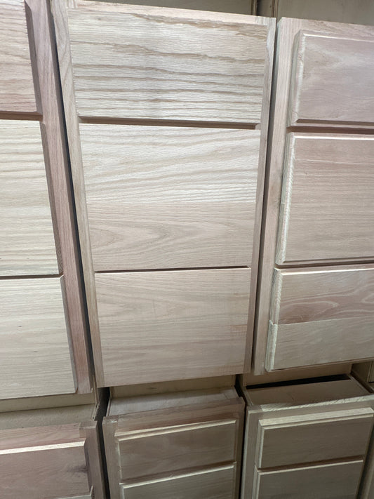 Solid Oak Cabinets Unfinished Base Drawer 12"