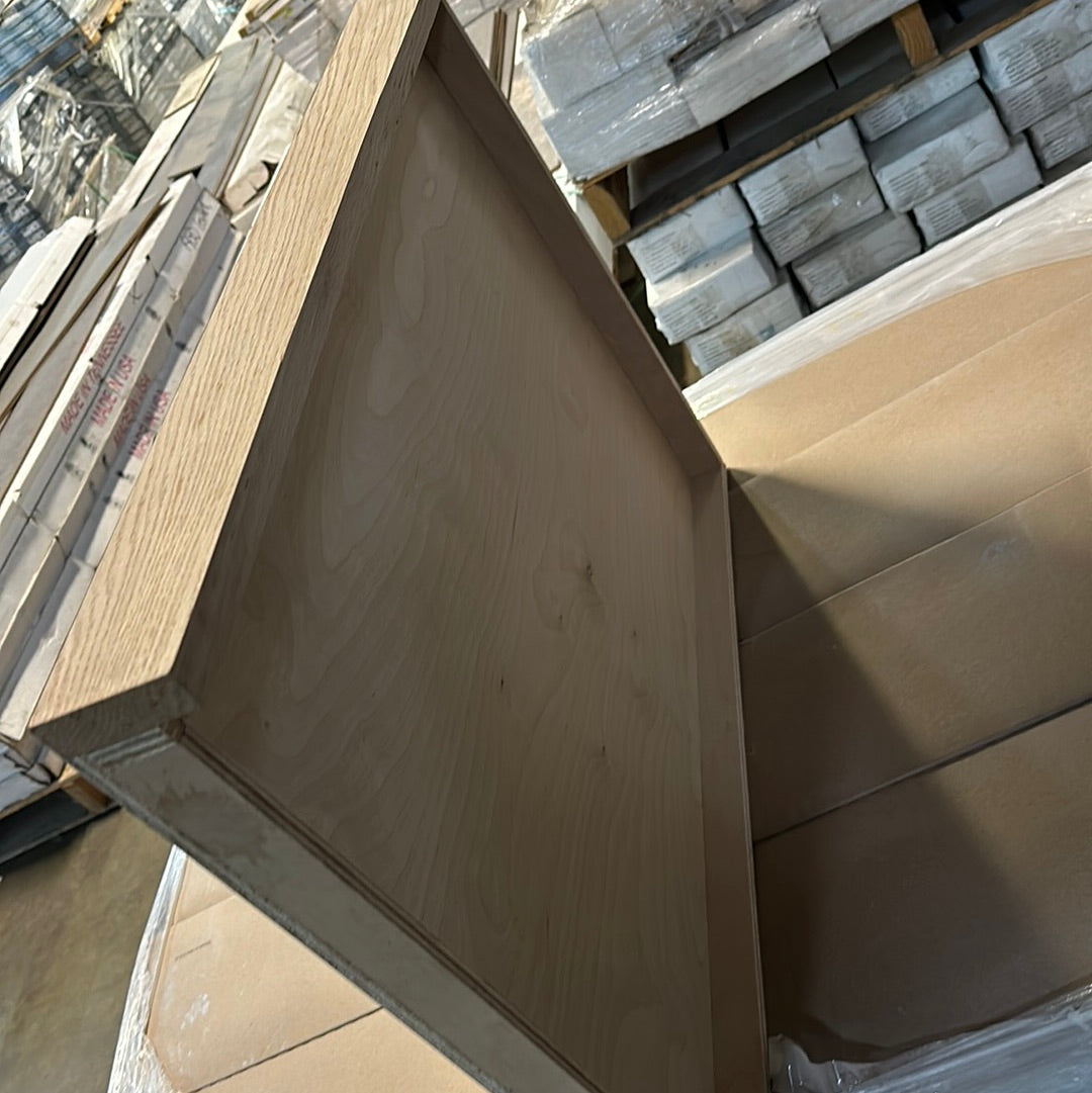 Solid Oak Cabinets Unfinished Dish Washer End Panel