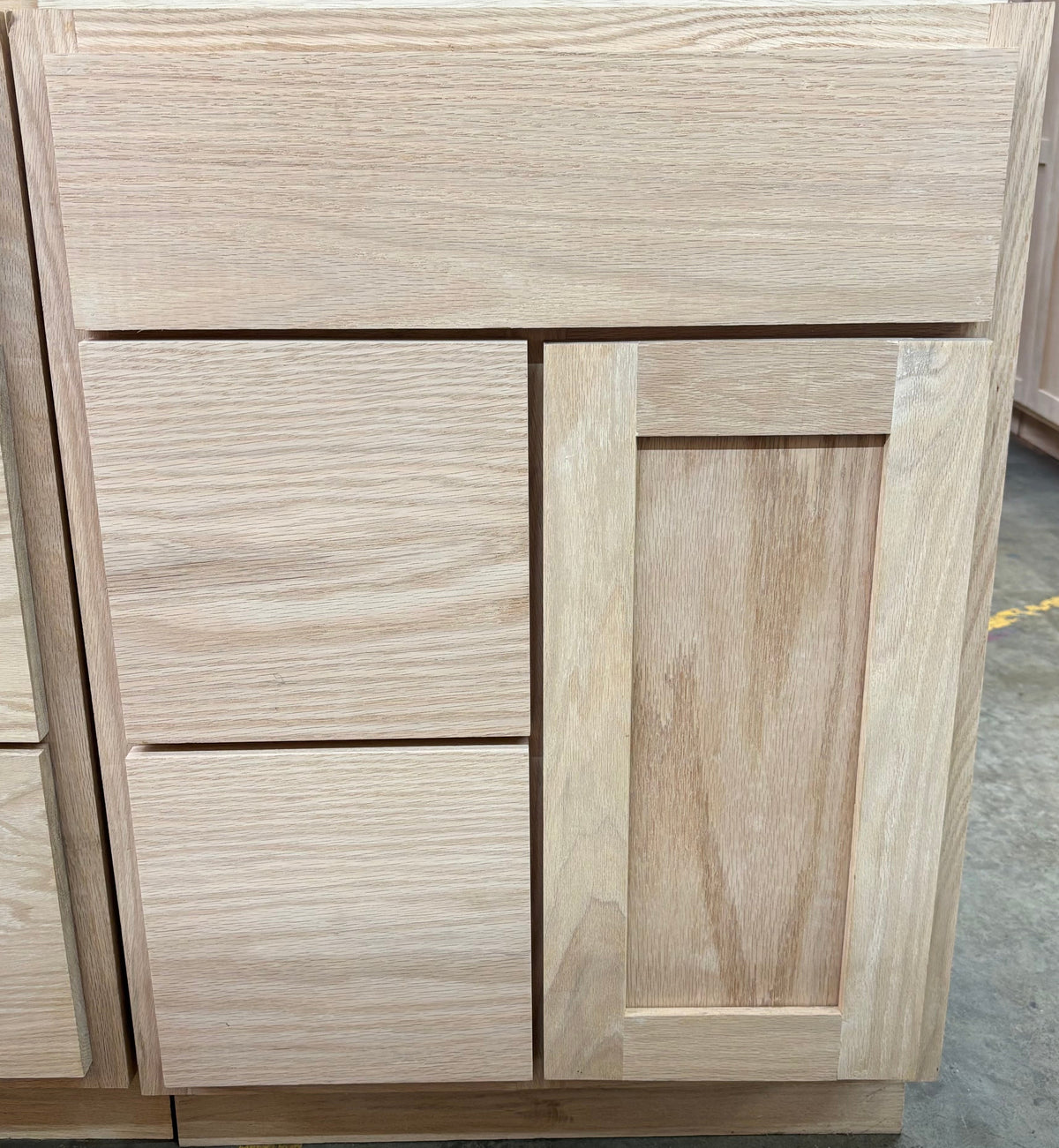 Solid Oak Cabinets - Unfinished Vanity 24