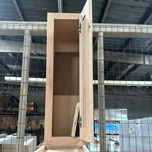 Solid Oak Cabinets Unfinished Wall 12"