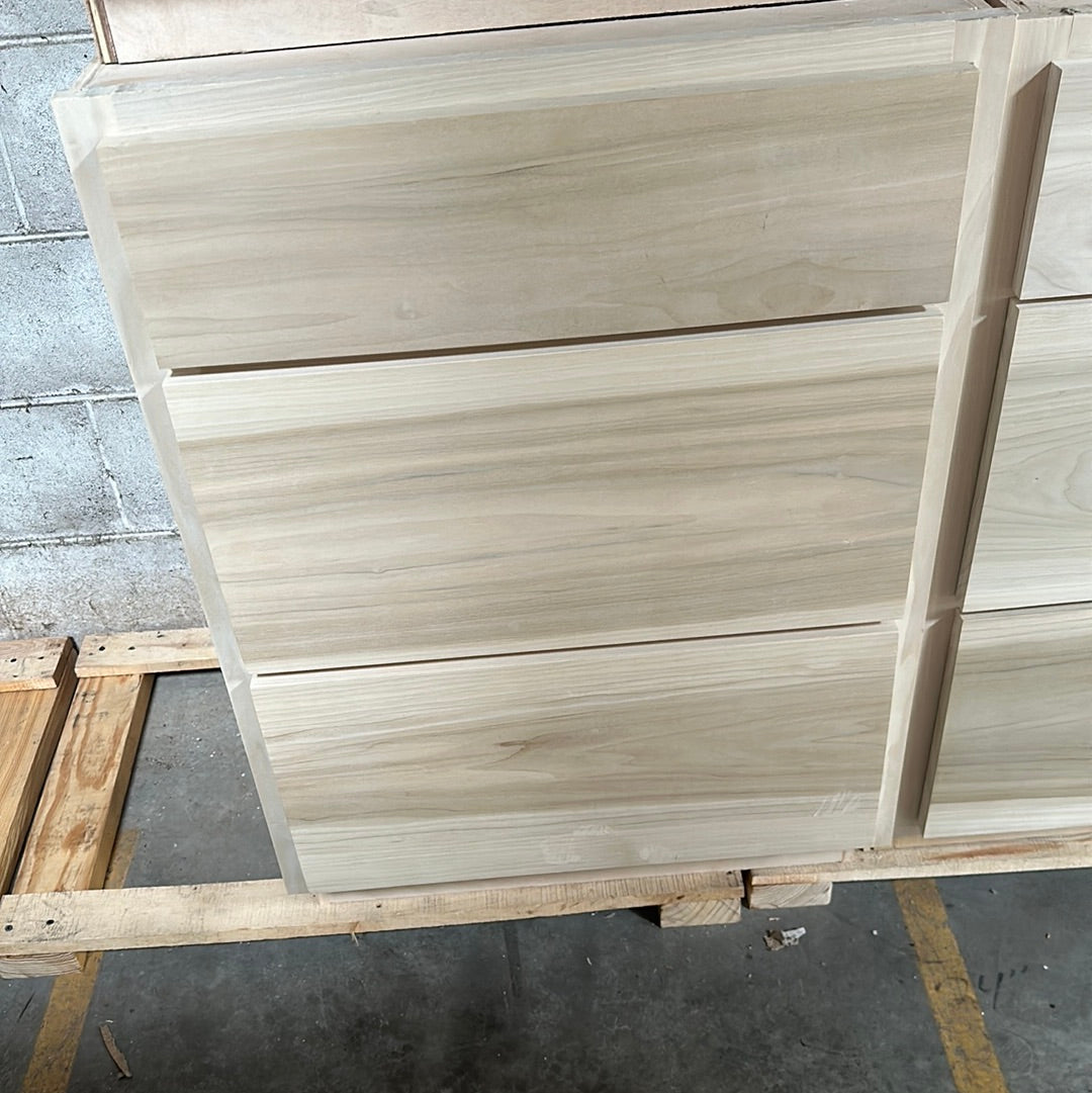 Solid Poplar Cabinet Unfinished Base Drawer 24"