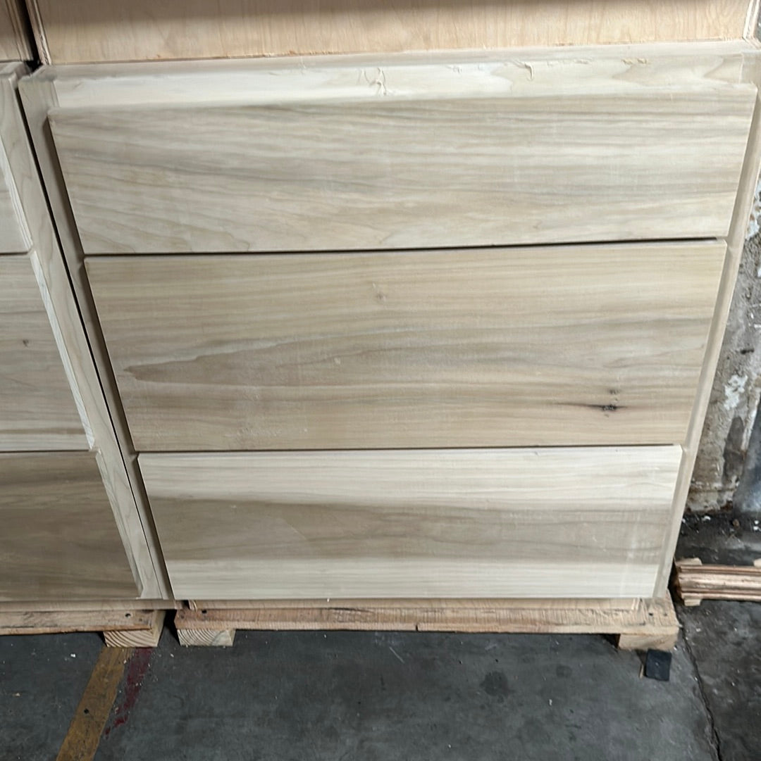 Solid Poplar Cabinet Unfinished Base Drawer 30"