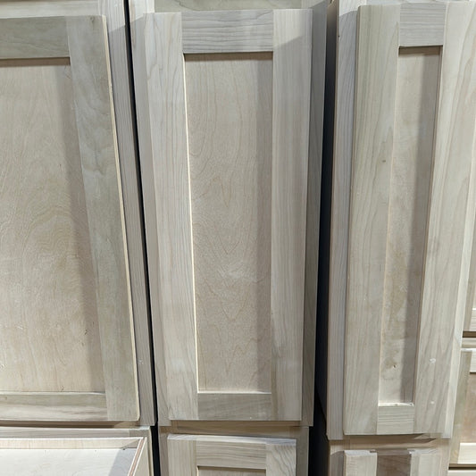 Solid Poplar Cabinet Unfinished Wall 15"