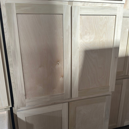 Solid Poplar Cabinet Unfinished Wall 36"