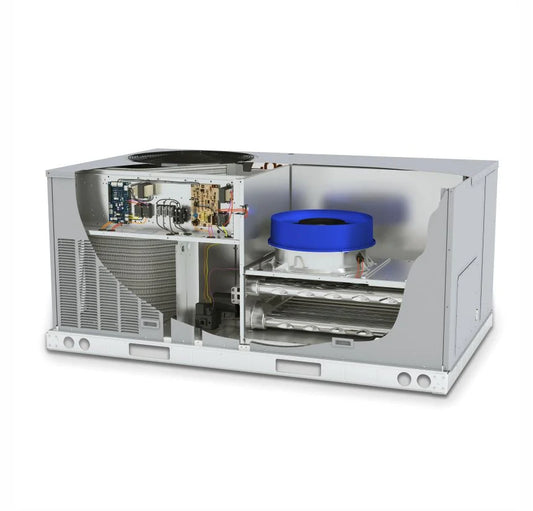 Carrier® - 7.5 Ton Commercial Packaged Rooftop Gas Heat & Electric Cool Unit Inside
