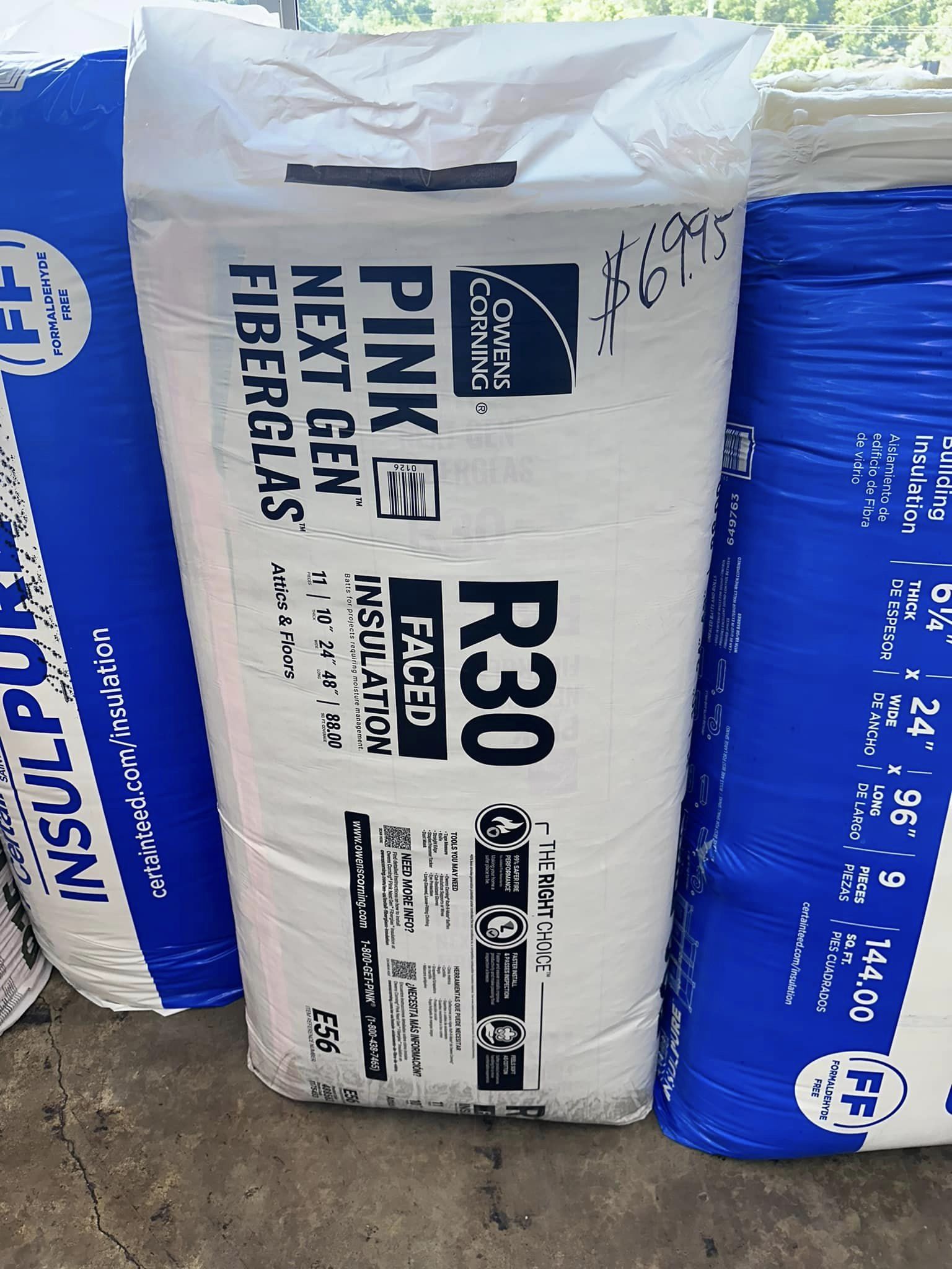 Owens Corning R30 Insulation